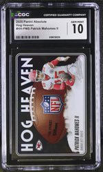 2025 Panini Absolute Hog Heaven Patrick Mahomes II #HH-PM5 CGC 10