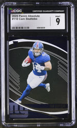 2025 Panini Absolute Cam Skattebo #110 CGC 9