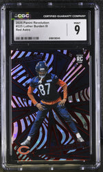2025 Panini Revolution Luther Burden III #225 Red Astro RC, CGC 9