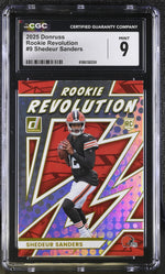 2025 Donruss Rookie Revolution Shedeur Sanders #9 CGC