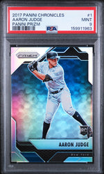 2017 Panini Chronicles Prizm Aaron Judge #1 PSA 9