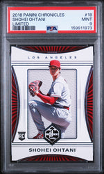 2018 Panini Chronicles Limited Shohei Ohtani #18 PSA 9