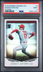2018 Panini Chronicles Studio Shohei Ohtani #3 PSA 9
