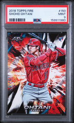 2018 Topps Fire Shohei Ohtani #150 PSA 9