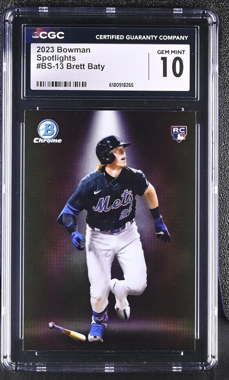 2023 Bowman Chrome Spotlights Brett Baty #BS-13 Rookie CGC 10