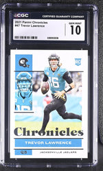 2021 Panini Chronicles Trevor Lawrence #47 Rookie CGC 10