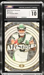 2024 Panini Illusions Mystique Braelon Allen #37 Rookie CGC 10