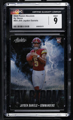 2024 Panini Absolute By Storm Jayden Daniels #BS-JDS Rookie CGC 9