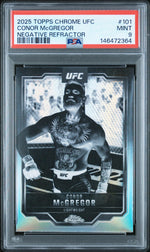 2025 Topps Chrome UFC Negative Conor Mcgregor #101 PSA 9