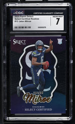 2025 Panini Select Jalen Milroe #13 Rookie CGC 7