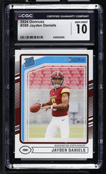 2024 Donruss Jayden Daniels #389 Rated Rookie CGC 10