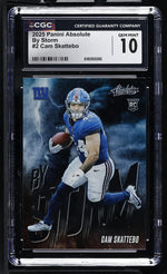 2025 Panini Absolute By Storm #2 Cam Skattebo Rookie CGC 10