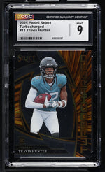 2025 Panini Select Turbocharged #11 Travis Hunter Rookie CGC 9