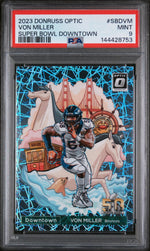 2023 Donruss Optic Super Bowl Downtown Von Miller #SBD-VM PSA 9