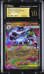 Pokémon Inferno X Mega Charizard X ex #013/080 Holo Japanese CGC Pristine 10
