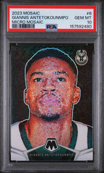 2023 Panini Mosaic Micro Mosaic Giannis Antetokounmpo #6 PSA 10