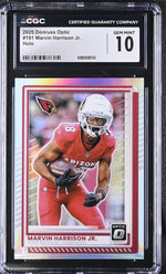 2025 Panini Donruss Optic Marvin Harrison Jr. #191 Holo CGC 10