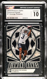 2025 Panini Donruss Optic George Pickens #7 Diamond Hands CGC 10
