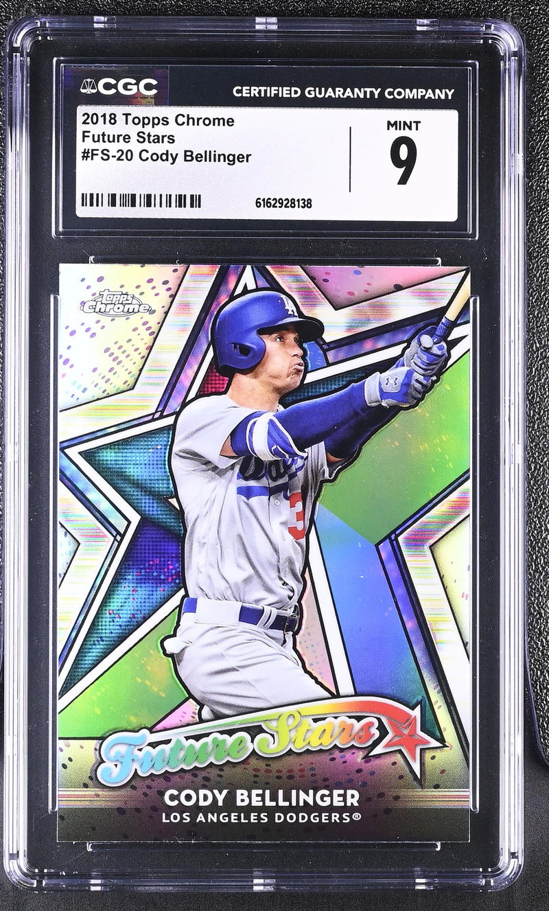 2018 Topps Chrome Future Stars Cody Bellinger #FS-20 CGC 9