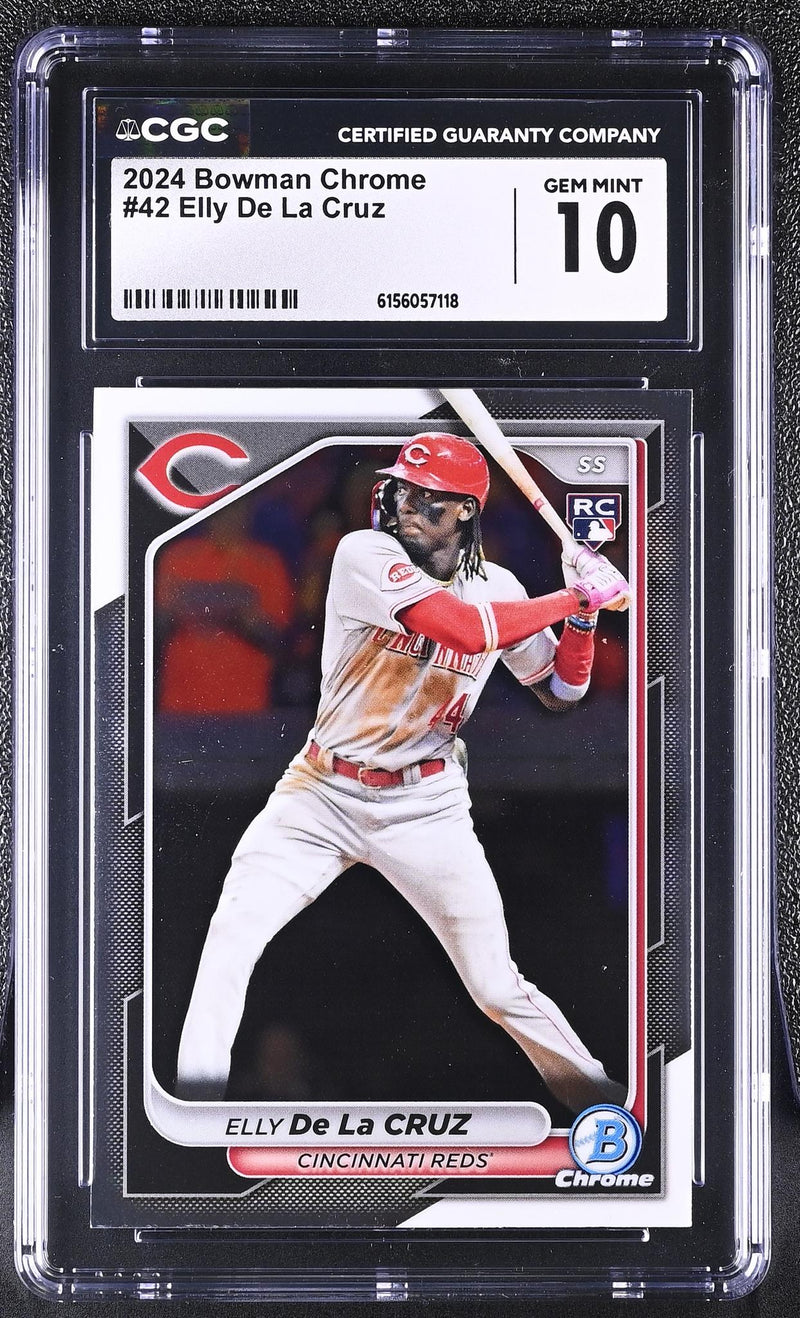 2024 Bowman Chrome Elly De La Cruz #42 Rookie CGC 10