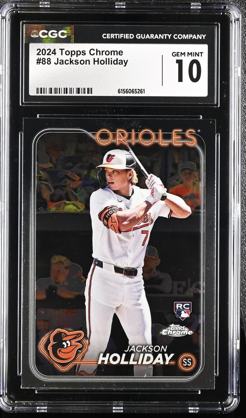 2024 Topps Chrome Jackson Holliday #88 Rookie CGC 10