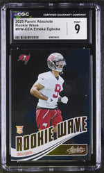 2025 Panini Absolute Emeka Egbuka Rookie Wave #RW-EEA CGC 9