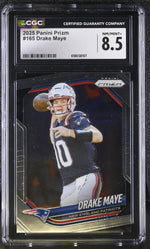 2025 Panini Prizm Drake Maye #165 CGC 8.5