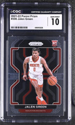 2021-22 Panini Prizm Jalen Green #306 RC CGC 10