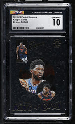 2021-22 Panini Illusions King of Cards #4 Joel Embiid CGC 10
