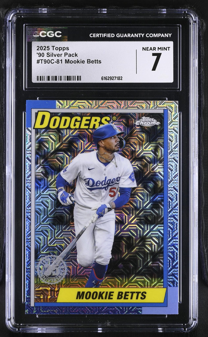 2025 Topps '90 Silver Pack Mookie Betts CGC 7