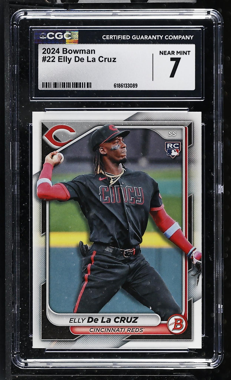 2024 Bowman Elly De La Cruz #22 Rookie CGC 7