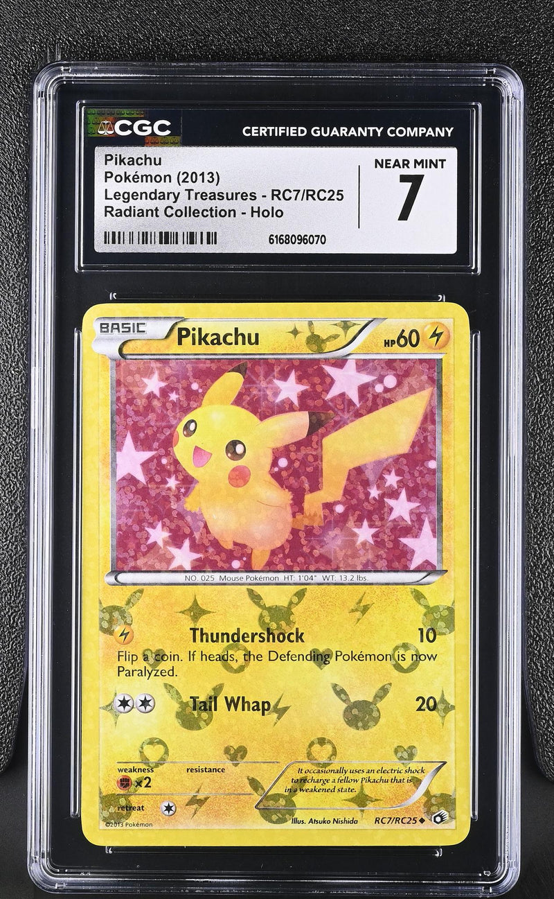 Pikachu Legendary Treasures #RC7/RC25 Holo CGC