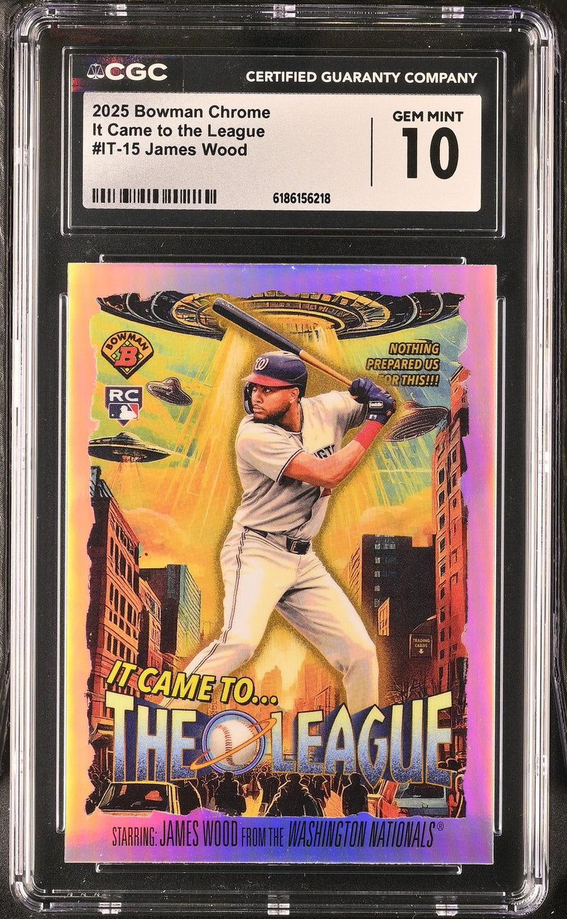 2025 Bowman Chrome James Wood #IT-15 Rookie CGC 10