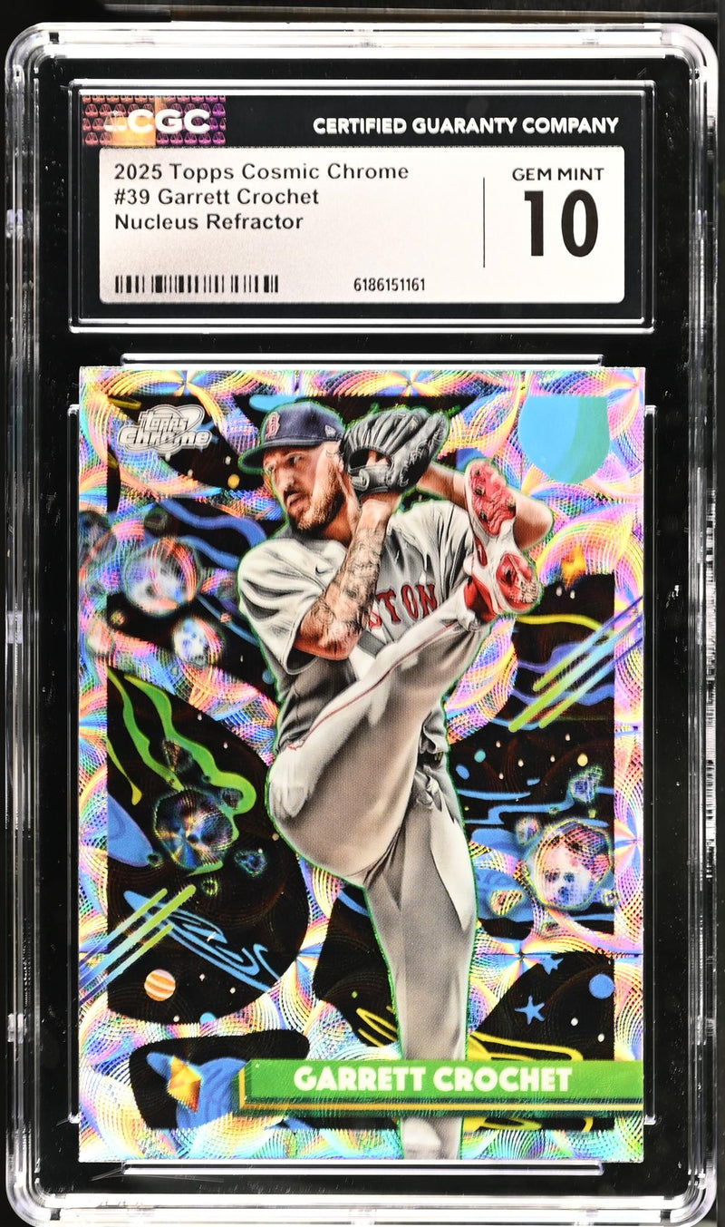 2025 Topps Cosmic Chrome Garrett Crochet #39 Nucleus Refractor CGC 10