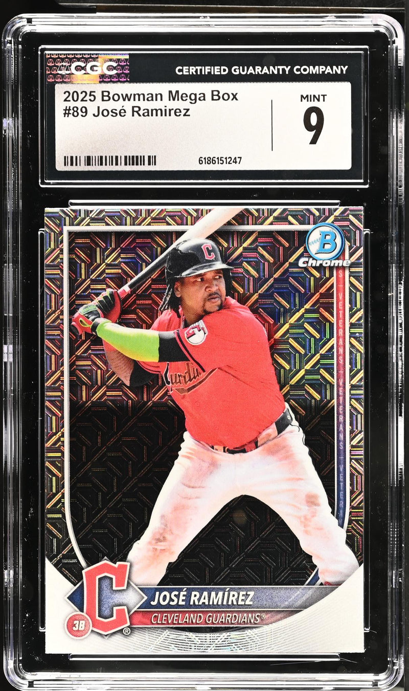 2025 Bowman Mega Box José Ramírez #89 CGC