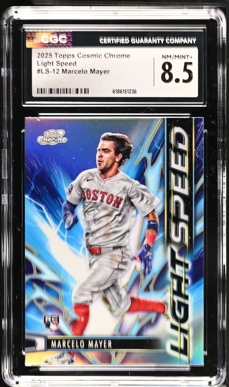 2025 Topps Cosmic Chrome Light Speed Marcelo Mayer #LS-12 RC CGC 8.5