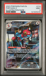 2023 Pokemon Paradox Rift Illustration Rare Porygon Z #214 PSA 9