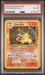 1999 Pokemon Base Set Holo Charizard #4 PSA 6