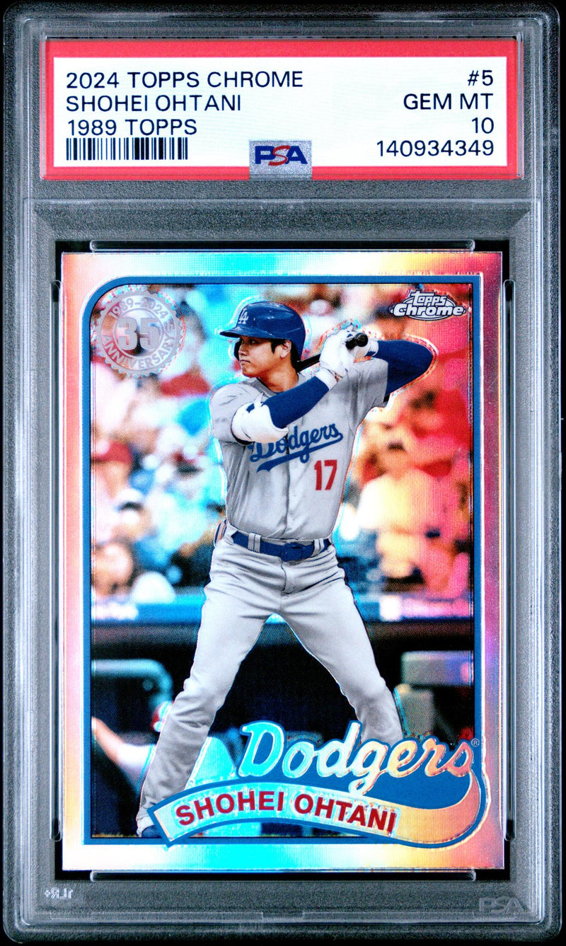 2024 Topps Chrome '89 Topps Shohei Ohtani #89CB-5 PSA 10