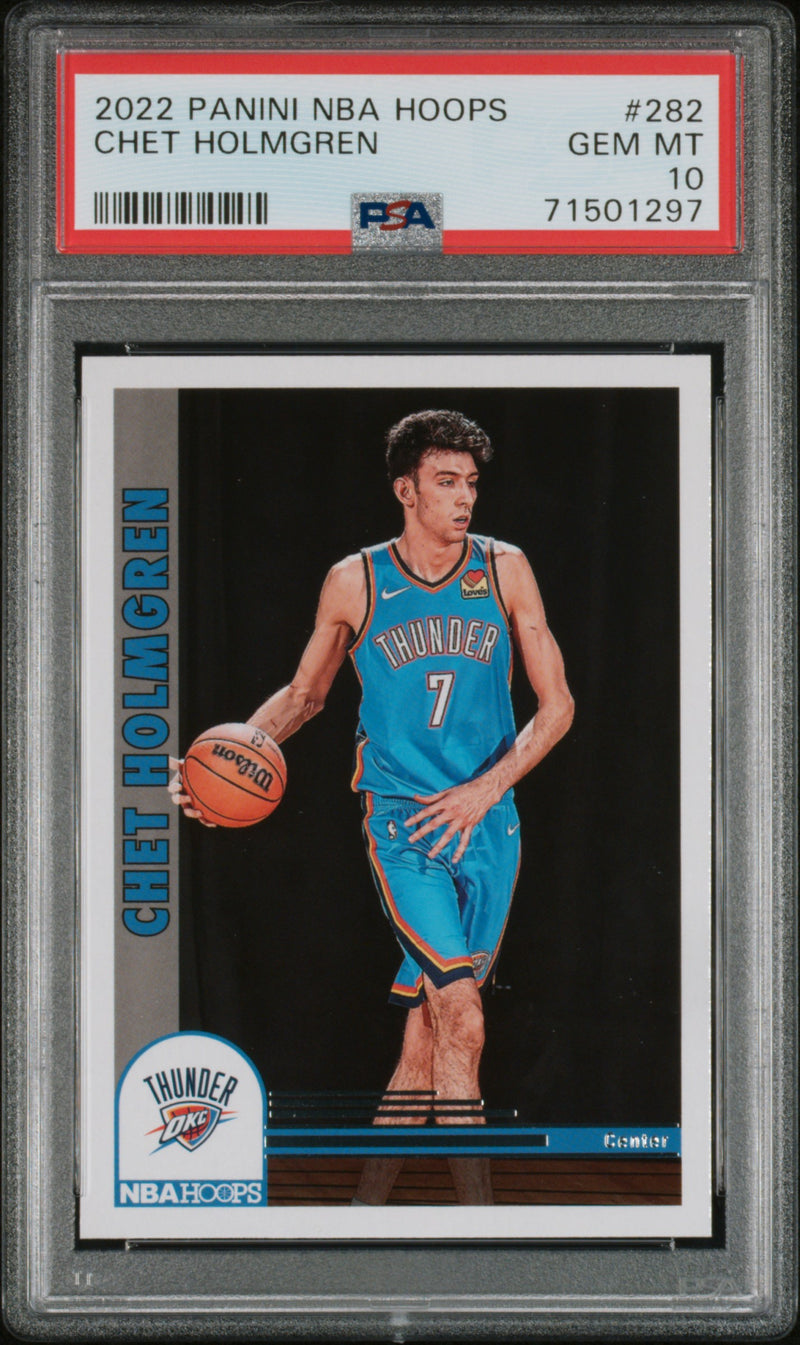 2022 Hoops Chet Holmgren #282 PSA 10