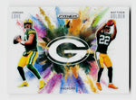 2025 Panini Prizm #1 Jordan Love/Matthew Golden Dual Color Blast SSP