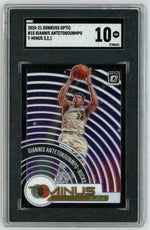 2020-21 Donruss Optic #15 Giannis Antetokounmpo T-Minus 3, 2, 1 SGC 10