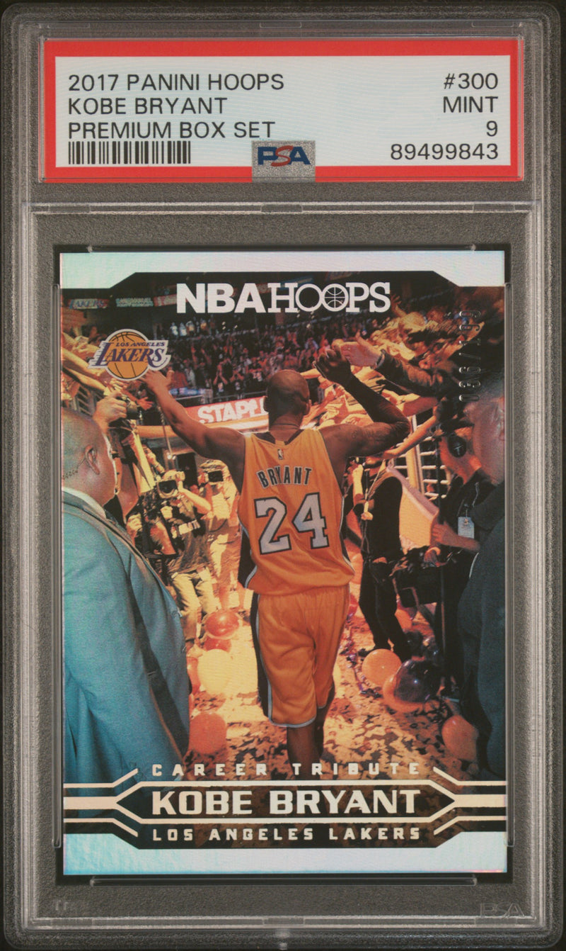 2017 Panini Hoops Premium Kobe Bryant #300 /199 PSA 9