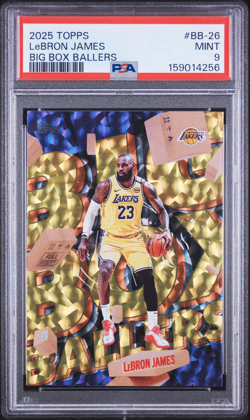 2025 Topps Big Box Ballers LeBron James #BB26 PSA 9