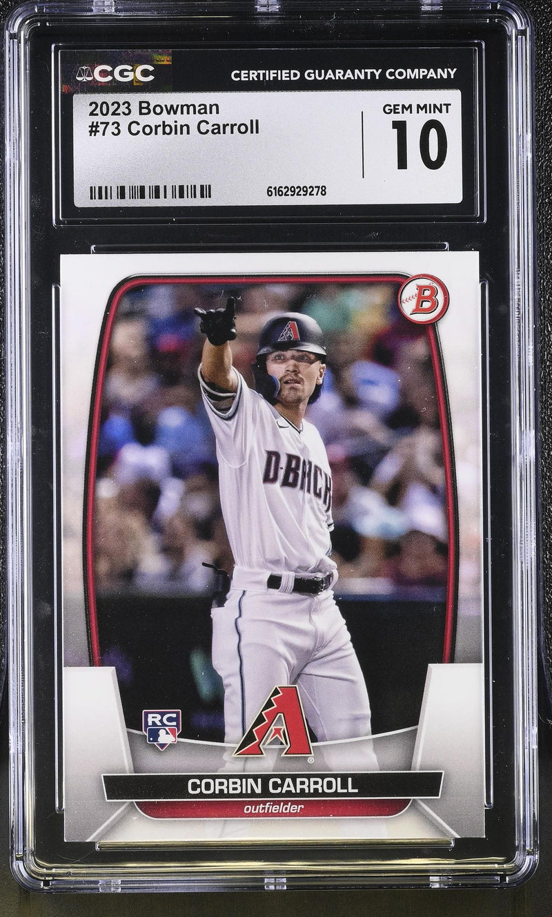 2023 Bowman Corbin Carroll #73 Rookie CGC 10