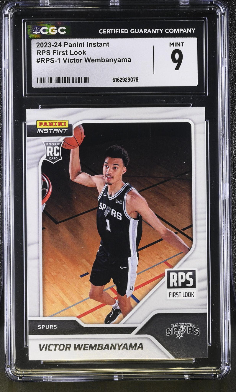 2023 Panini Instant RPS First Look Victor Wembanyama #RPS-1 Rookie /16791 CGC 9
