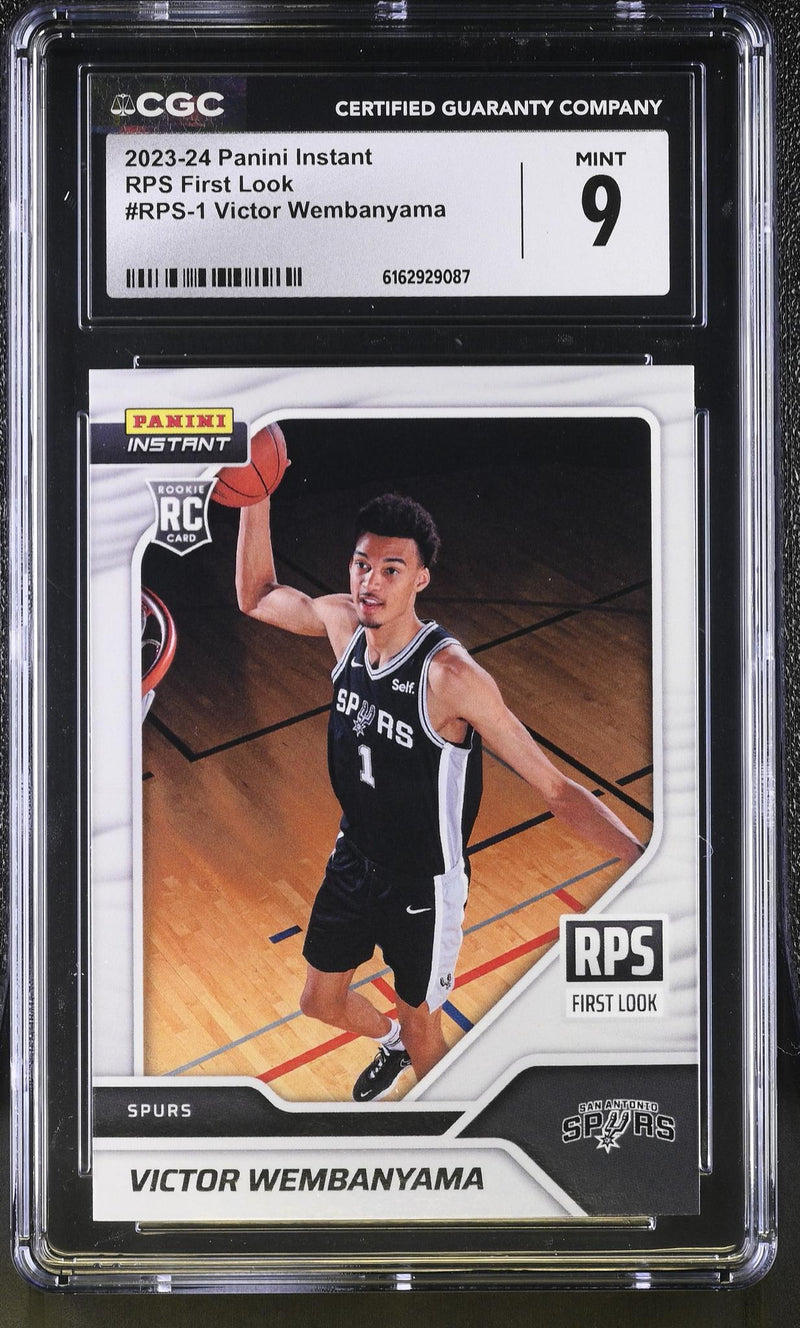 2023 Panini Instant RPS First Look Victor Wembanyama #RPS-1 Rookie /16791 CGC 9