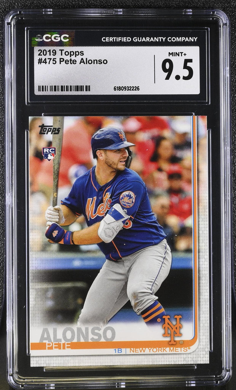 2019 Topps Pete Alonso #475 Rookie CGC 9.5