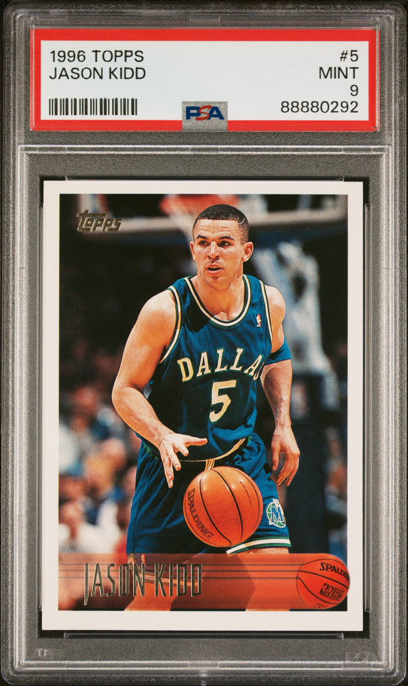 1996 Topps Jason Kidd #5 PSA 9