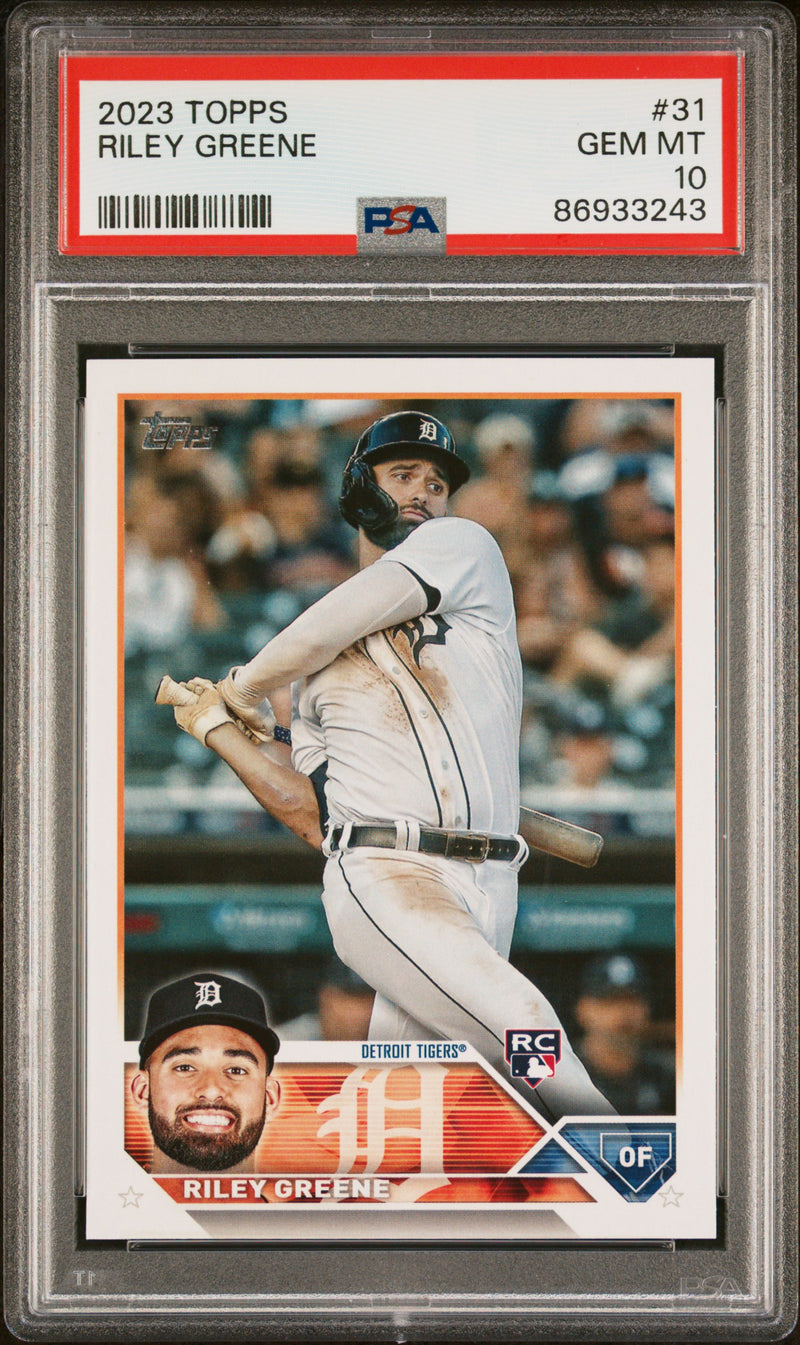 2023 Topps Riley Greene #31 PSA 10